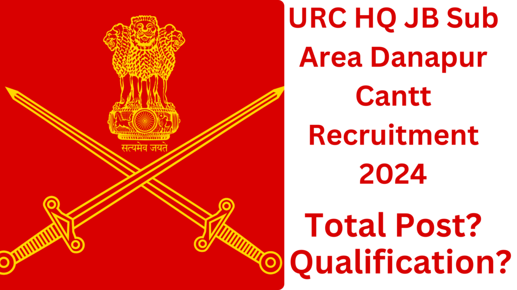 URC HQ JB Sub Area Danapur Cantt Recruitment Total Post, Salary, Qualification 2024